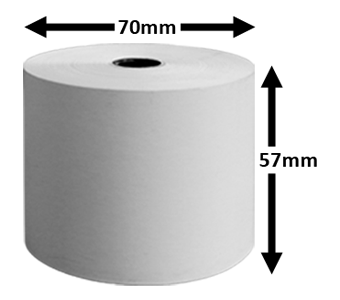 57x70mm BPA FREE Thermal Till Rolls