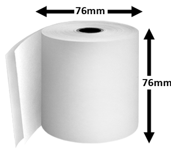 Sewoo SLK-D30 2 Ply White/White Paper Till Rolls (20)