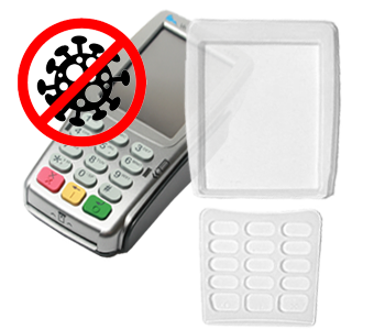 Anti-Microbial Credit Card Machine Covers